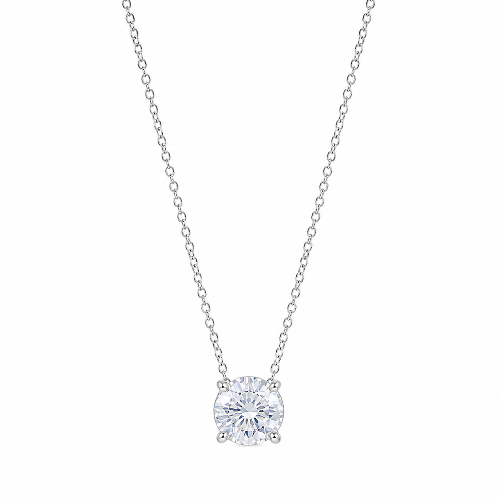 Conjunto Moissanite e Prata 925