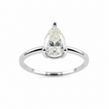 Anel Prata 925 Moissanite