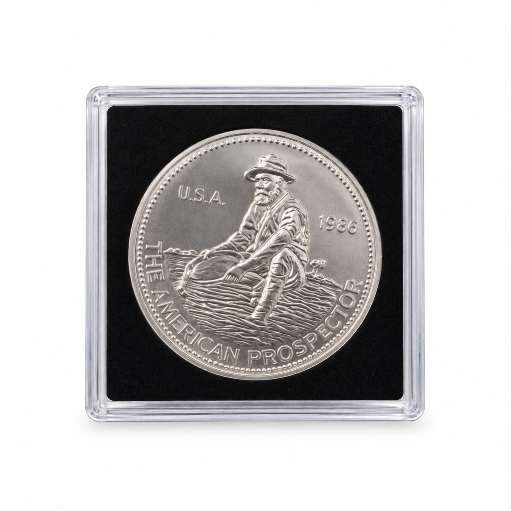 Moeda Engelhard- The American Prospector 1985. Prata Pura .999- 31,1g